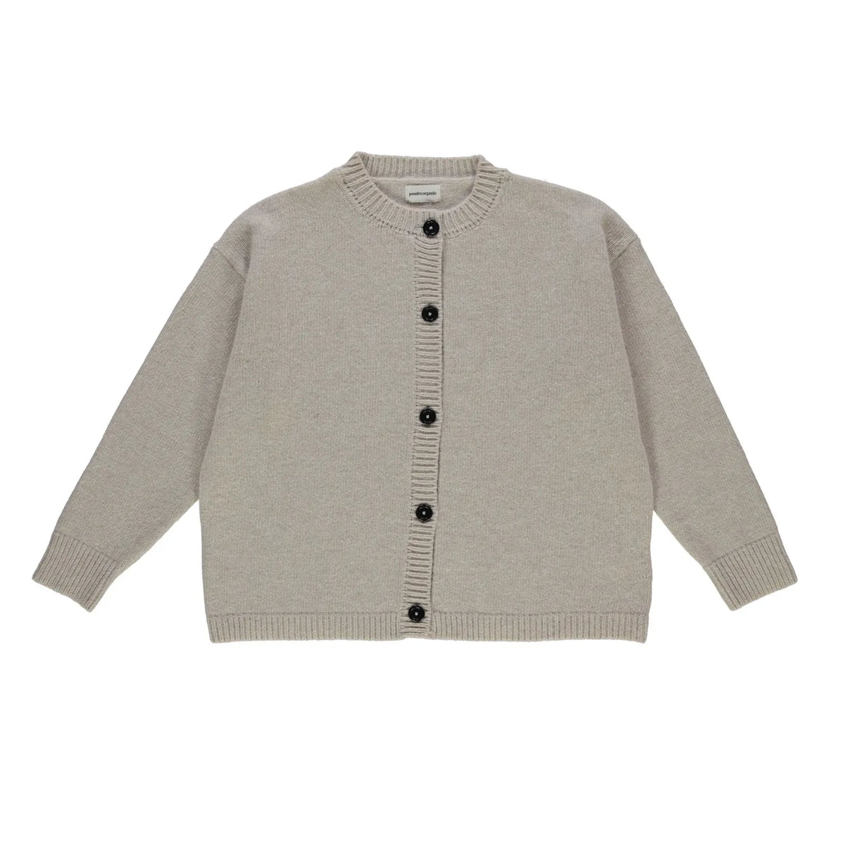 Poudre Organic - Petal Wool Cardigan | Beige