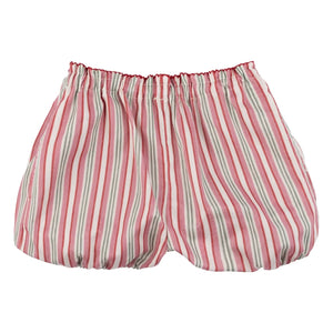 Babe & Tess - Striped Balloon Shorts | Ecru
