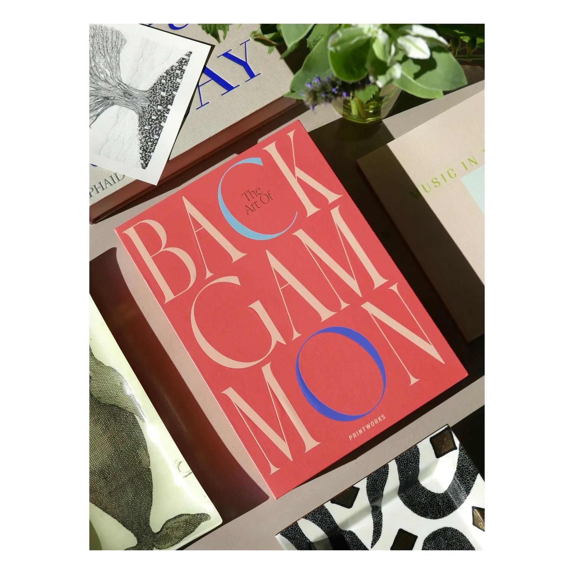PrintWorks - Backgammon-Spiel | Rot