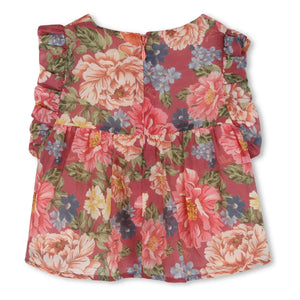 Chloé – Fleurie Top und Bloomer Set aus Bio-Baumwolle | Palisander