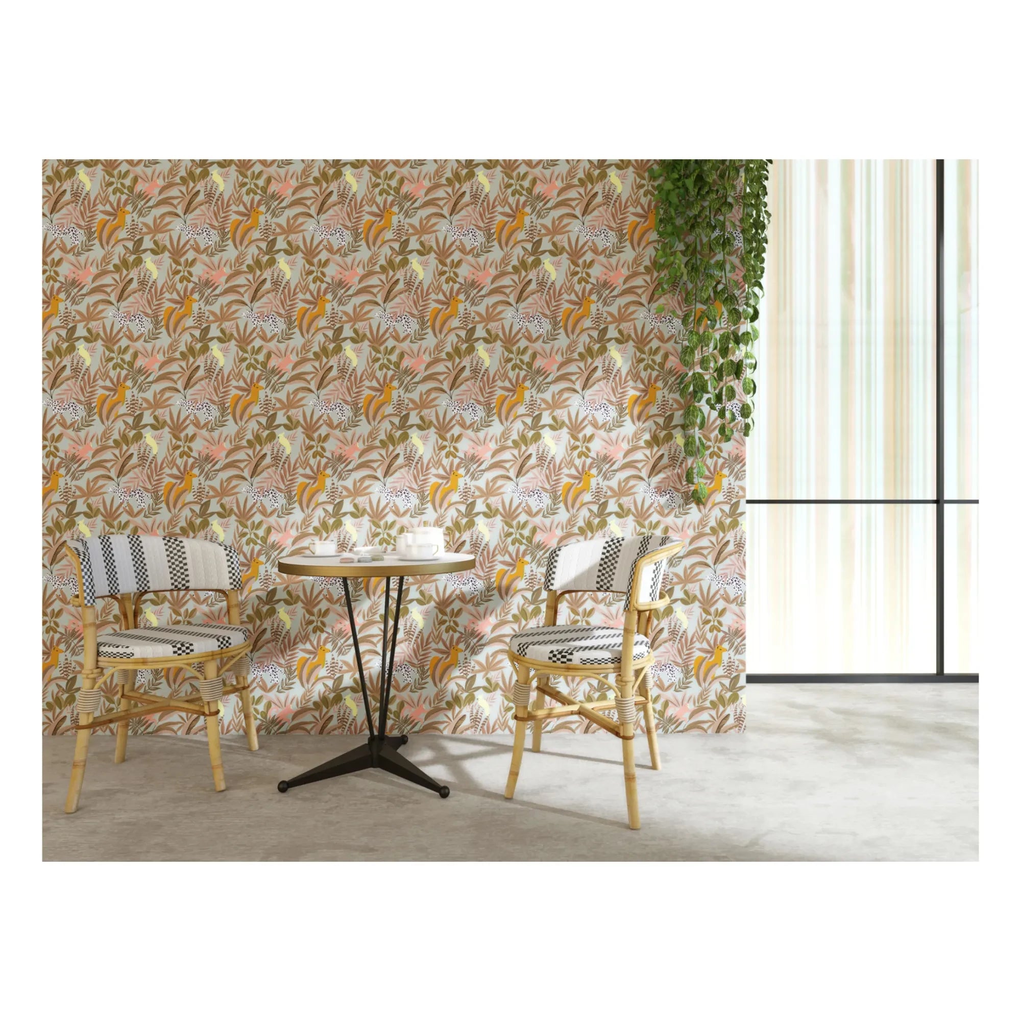Season Paper - Animalia Almond Wallpaper