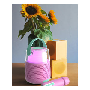 MOB - KS-80 hoparlör ve karaoke sistemi | Pembe