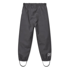 Liewood - Raincoat Set Pedia Pandas Recycled Fibers | Charcoal Gray