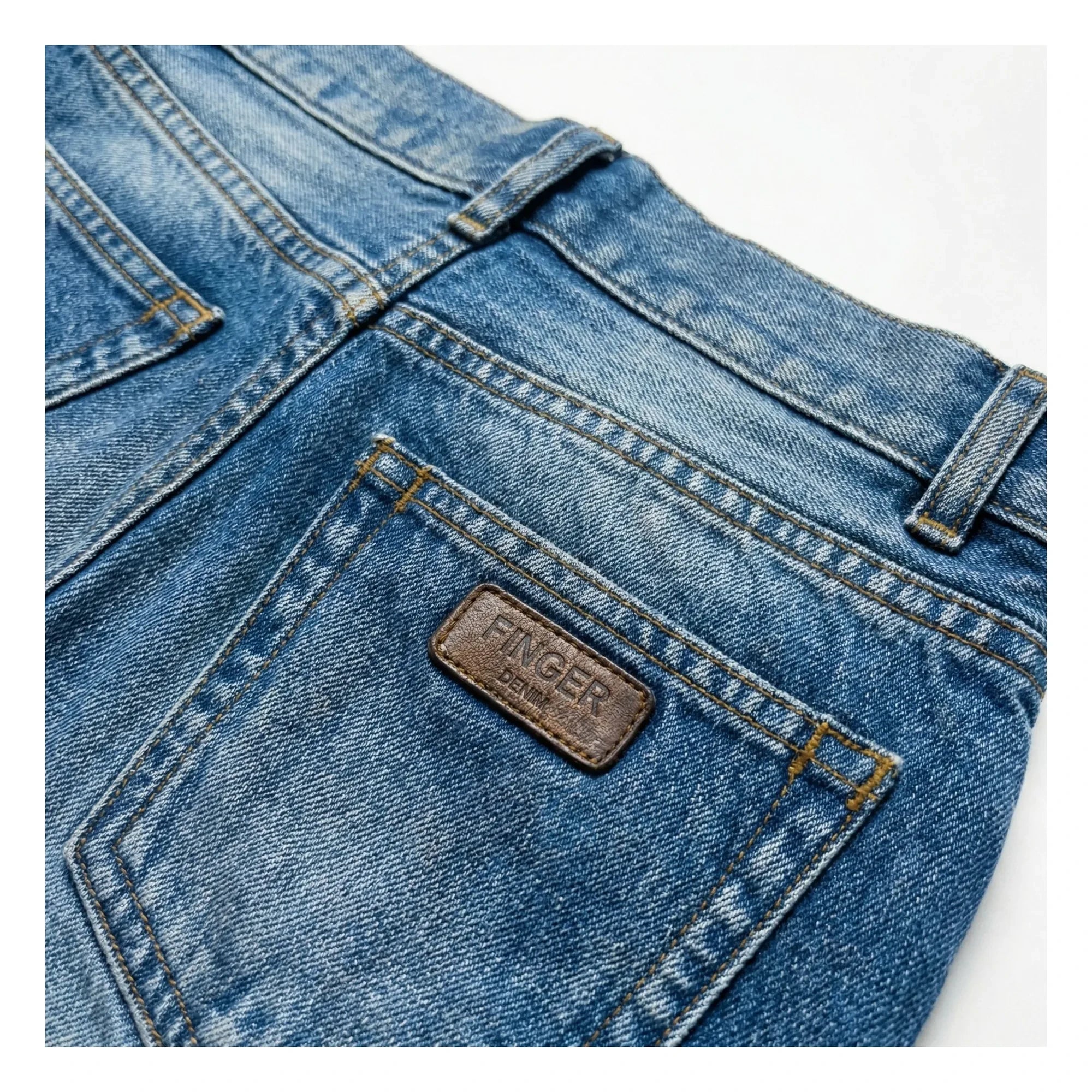 Finger in the nose - Denim Eva şort | Denim mavi