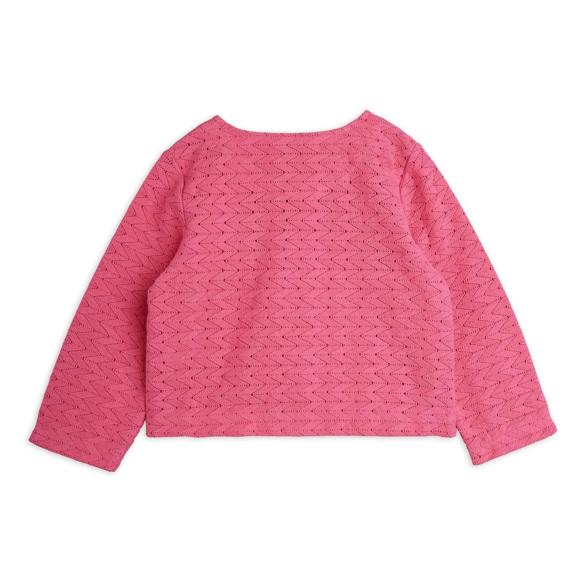 Mini Rodini - Organic cotton lace cardigan | Pink