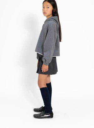 Smallable Kid - Bath Pleated Skirt | Heather grey