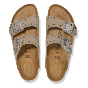 BIRKENSTOCK - Arizona Sandalen mit Nieten Schweden | Taupe