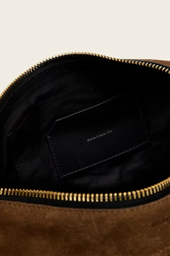AllSaints kadın süet hobo çanta JEAN