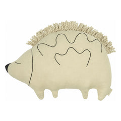 Nobodinoz - Enzo Hedgehog Pillow - French Linen | Sage