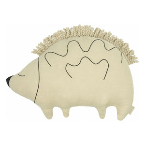 Nobodinoz - Enzo Hedgehog Pillow - French Linen | Sage