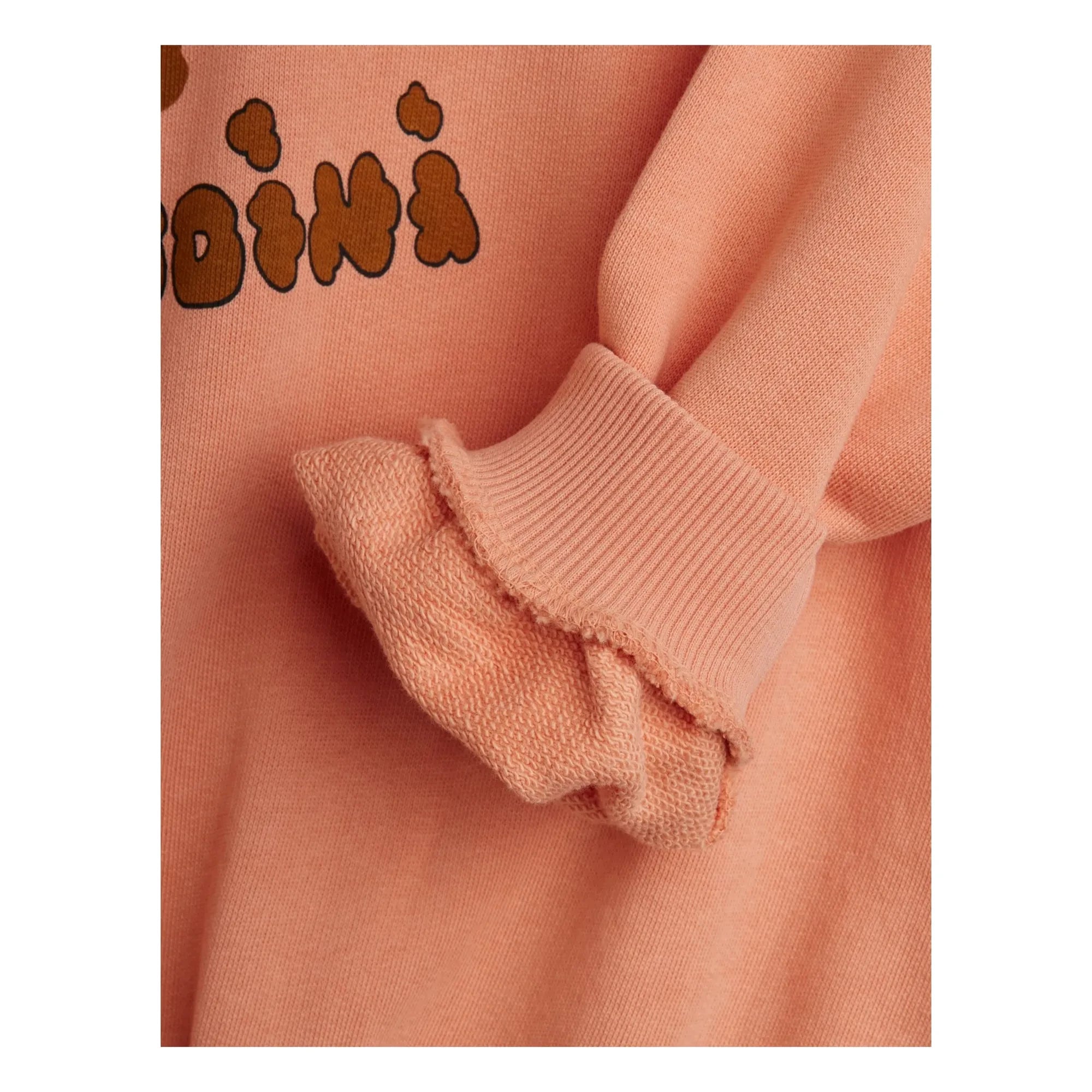 Mini Rodini - Doggies organik pamuk sweatshirt | Pembe
