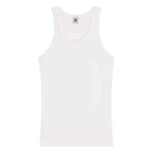 Petit Bateau - Organik pamuklu atlet | Beyaz