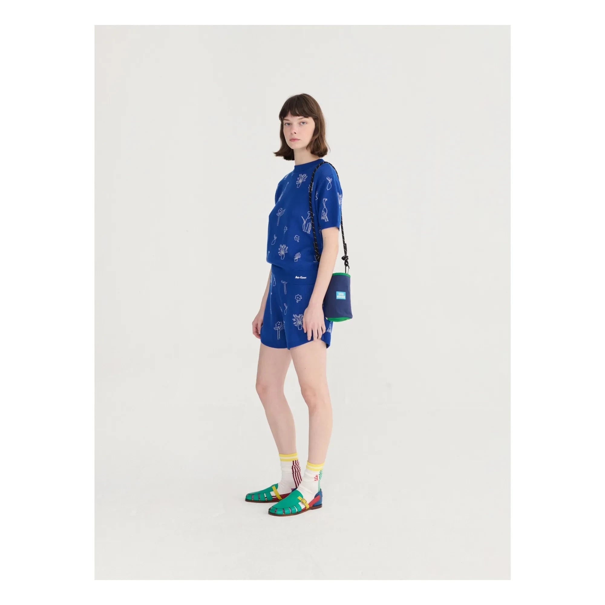 Bobo Choses – Summer Trip Shorts aus Bio-Baumwolle | Blau