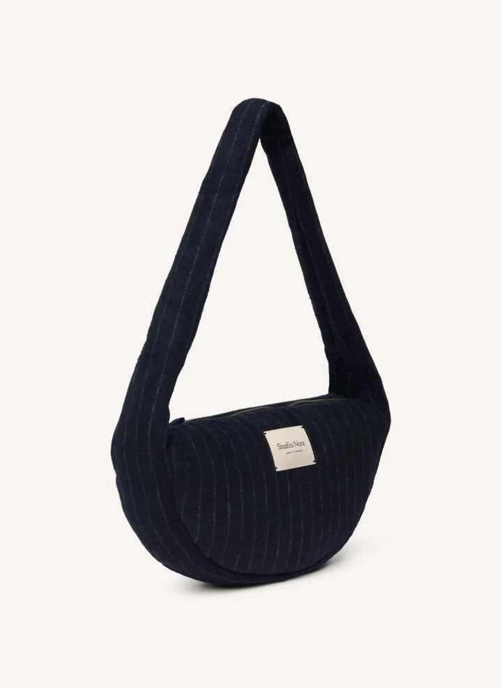Studio Noos - Flannel shoulder bag | Navy