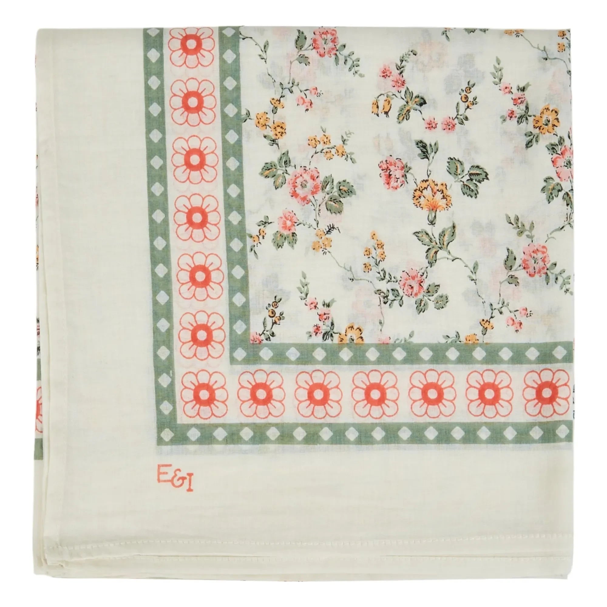 Emile et Ida - Silk and cotton shawl | White