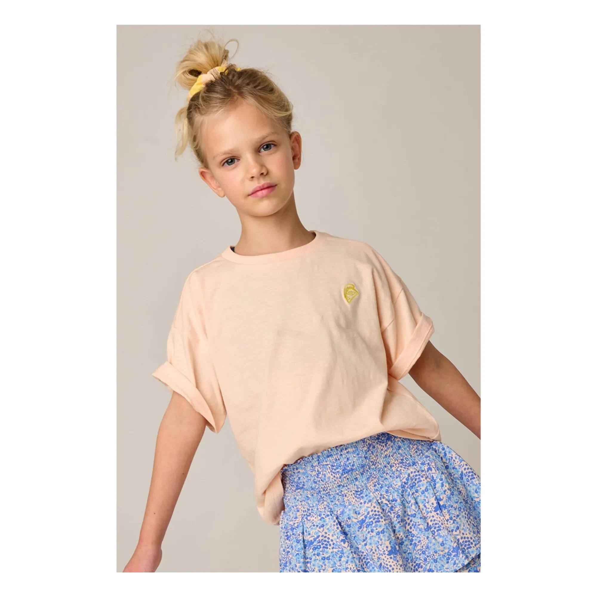 Tumble N'Dry - Oversize T-Shirt Lemons Organic cotton | Peach