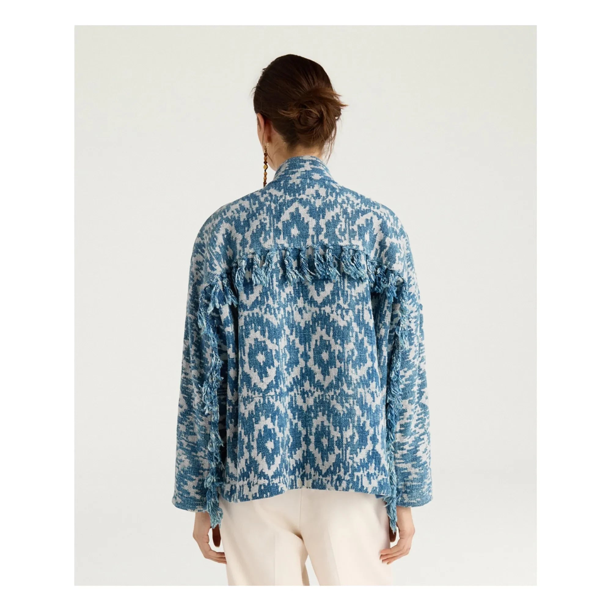 Momoni - Halbbaumwolljacke | Blau