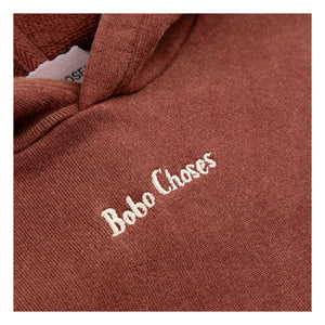 Bobo Choses - Bobo Choses Organik Pamuklu Hoodie | Kahverengi