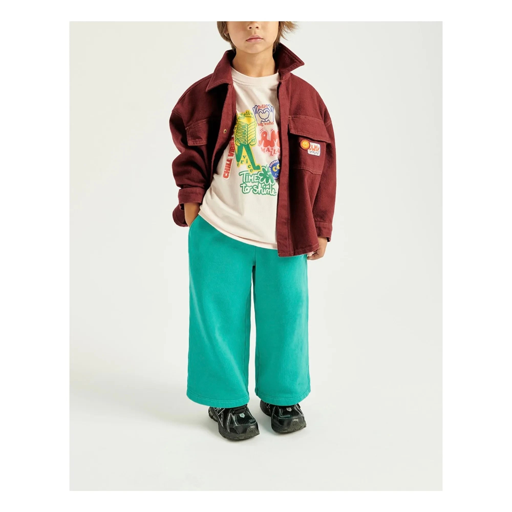 American Vintage - American Vintage X Smallable Collaboration - Izubird Jogger | Turquoise