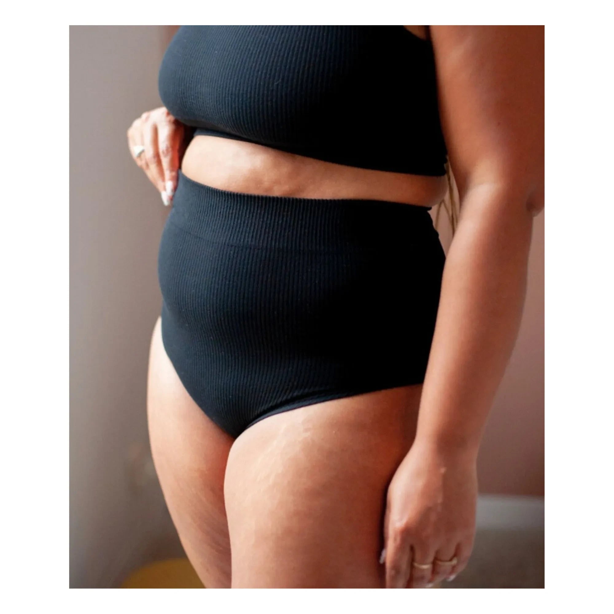 Mama Hangs - Daily High-Waisted Underwear | Black