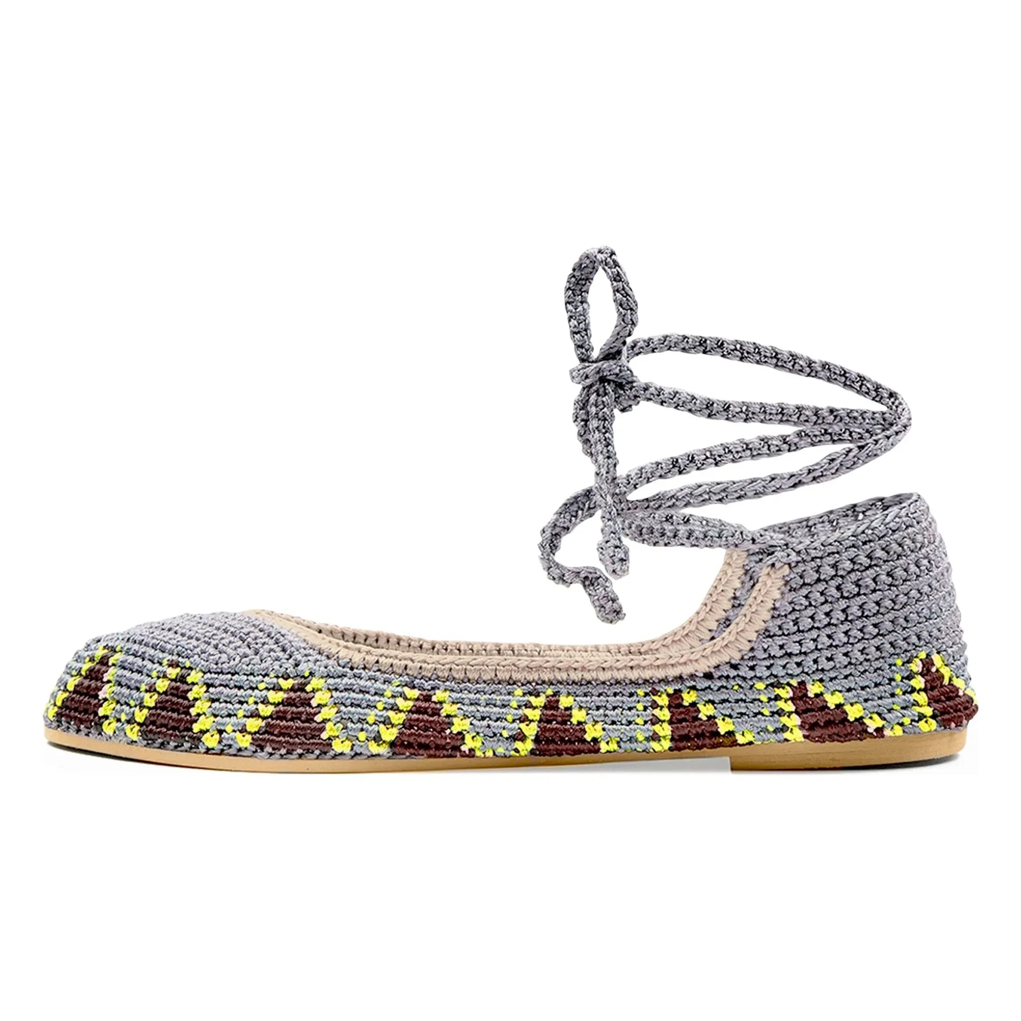 Kashura - High Ballerina Shoes Poppy Gray | Gray