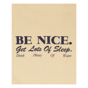Sporty & Rich - Be Nice Tişört Geri dönüştürülmüş pamuk | Soluk sarı