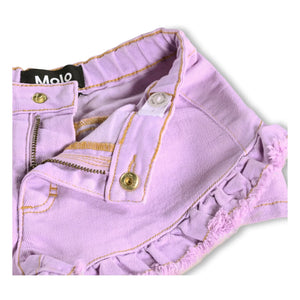 Molo - Agnetha Denim Fırfırlı Şort | Mor