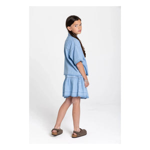 Hundred Pieces - Denim Kaya etek | Mavi