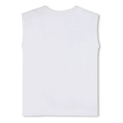 Zadig & Voltaire - Logo Strass Jersey T-Shirt | Weiß