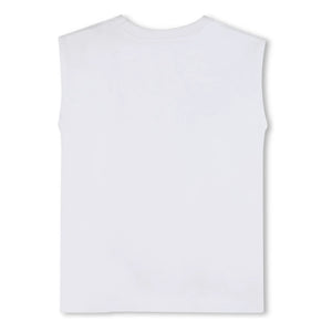 Zadig & Voltaire - Logo Strass Jersey T-Shirt | Weiß