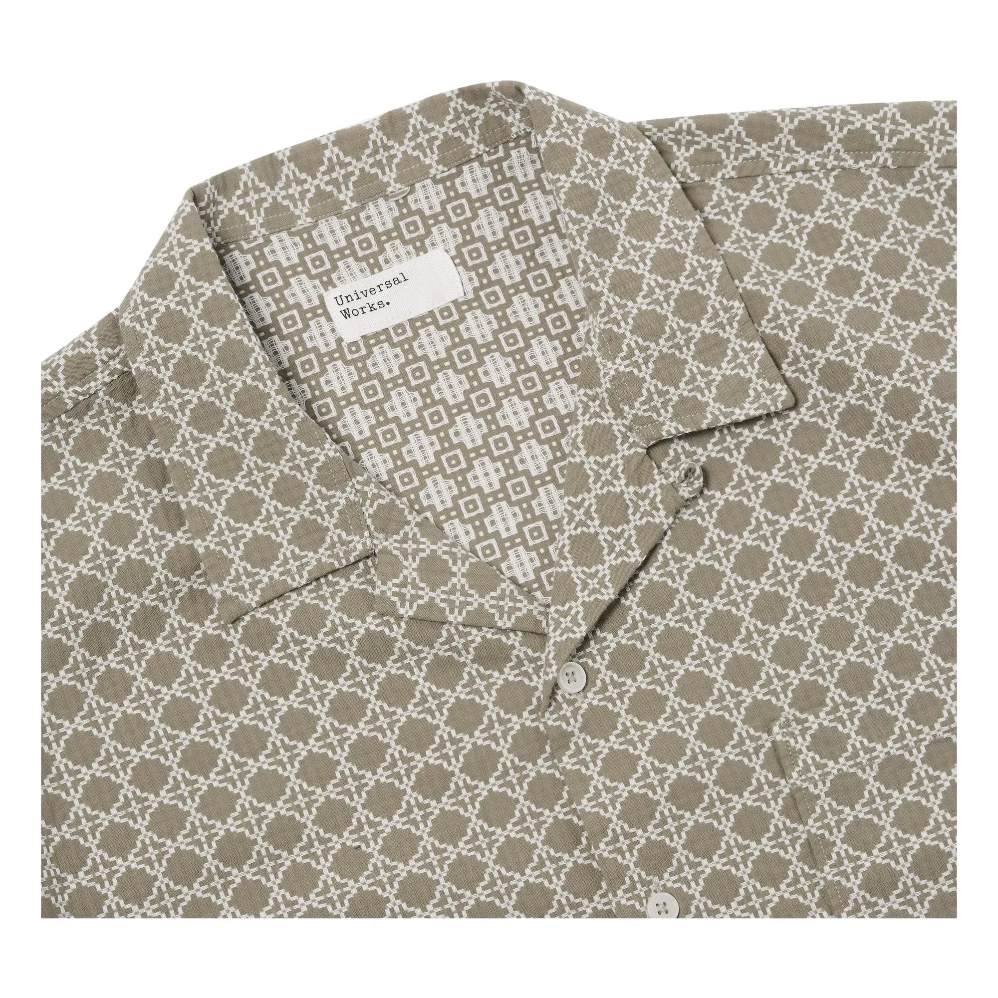 Universal Works - Road Rhodes Shirt | Khaki