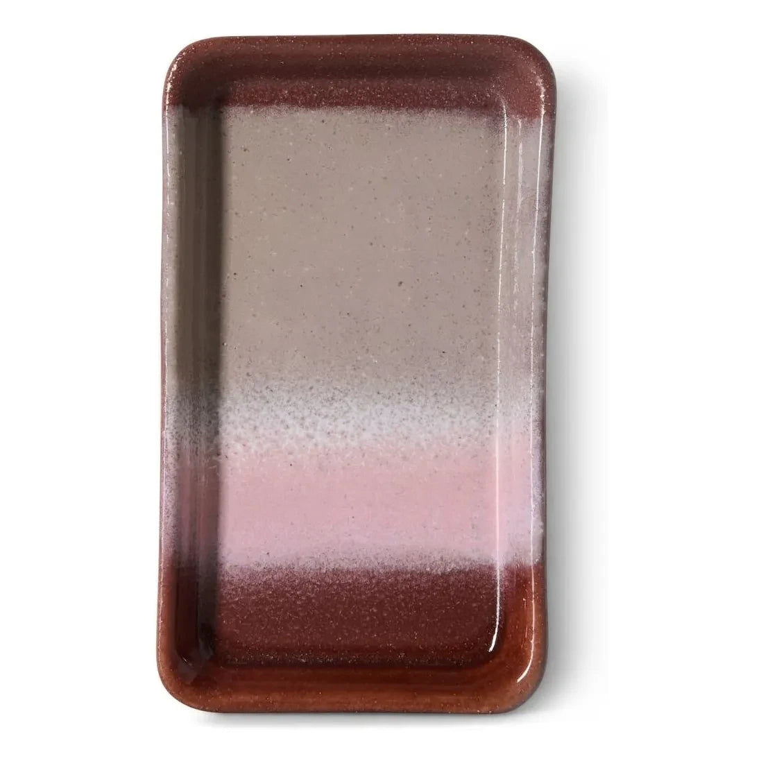 HKliving - Bloom Keramik-Servierplatte | Rosa