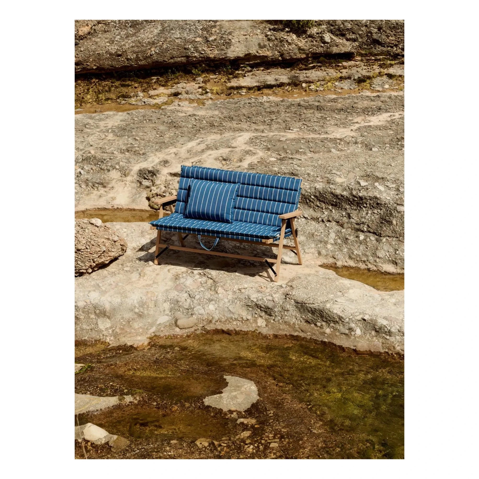 Hay - Outdoor Market Kissen, Jasper Morrison | Blau