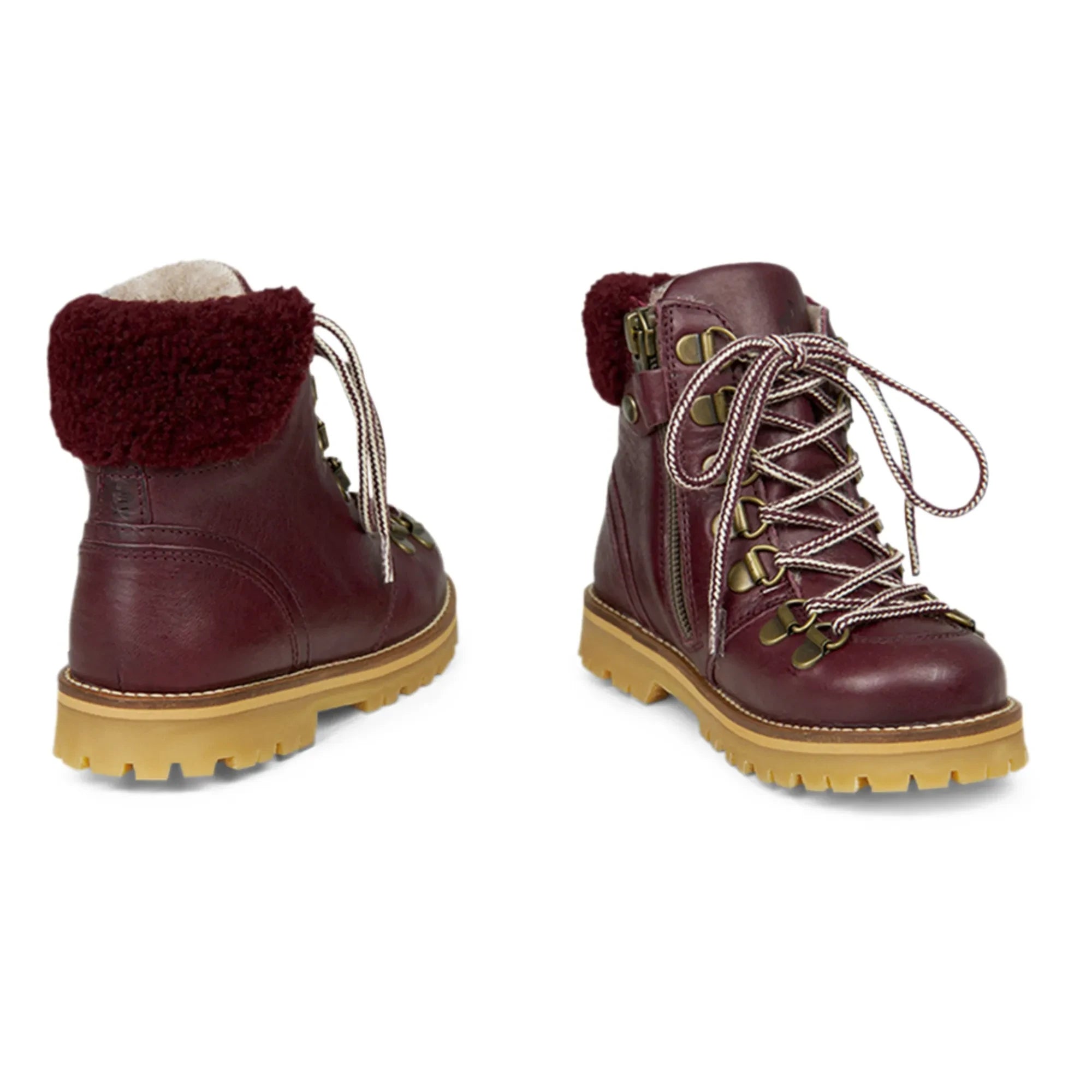 Petit Nord - Kışlık Kürklü Botlar | Plum