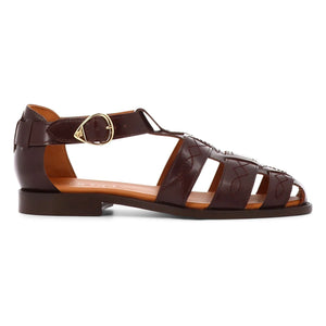 Socque Paris - Fishermans Ponza Leder | Schokolade