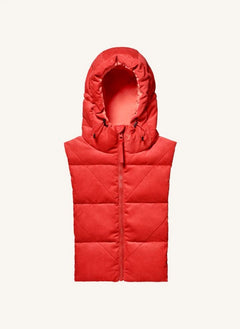Fudoon - Wendbare Samt-Steppjacke mit Kapuze | Mercan