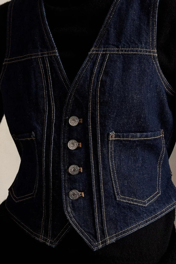 Polo Ralph Lauren kadın denim yelek