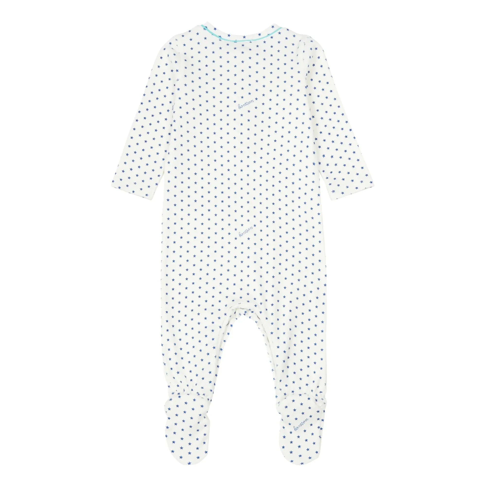 Bonton - Jersey Star Patikli Pijama - No Sleep Club Koleksiyonu | Mavi