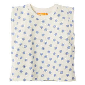 Fabula - Soleils Molton Ärmelloses Sweatshirt | Weiß