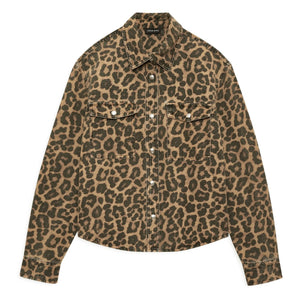 Anine Bing - Paxton Leopar Gömlek | Kahverengi