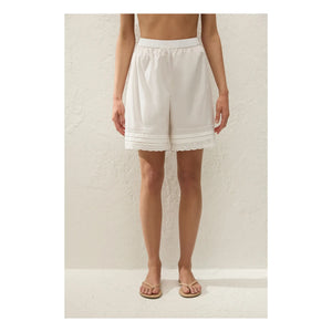 Faithfull the Brand - Filomena Cotton Shorts | White