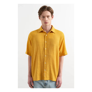 Edmmond Studios - Mustard Straw Land Short Sleeve Shirt