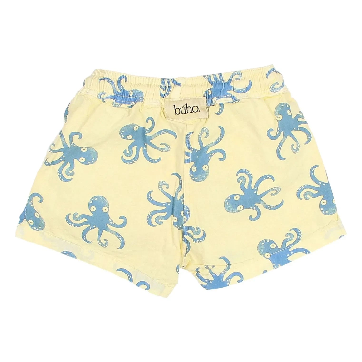 Búho - Schwimmshorts Oktopus Bio-Baumwolle | Gelb