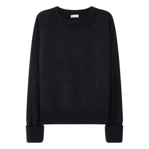 American Vintage - Vitow Alpaca and Wool Boat Neck Sweater | Black