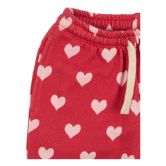 Konges Sløjd - Jogger Loupy Lou Hearts Organic Cotton | Red