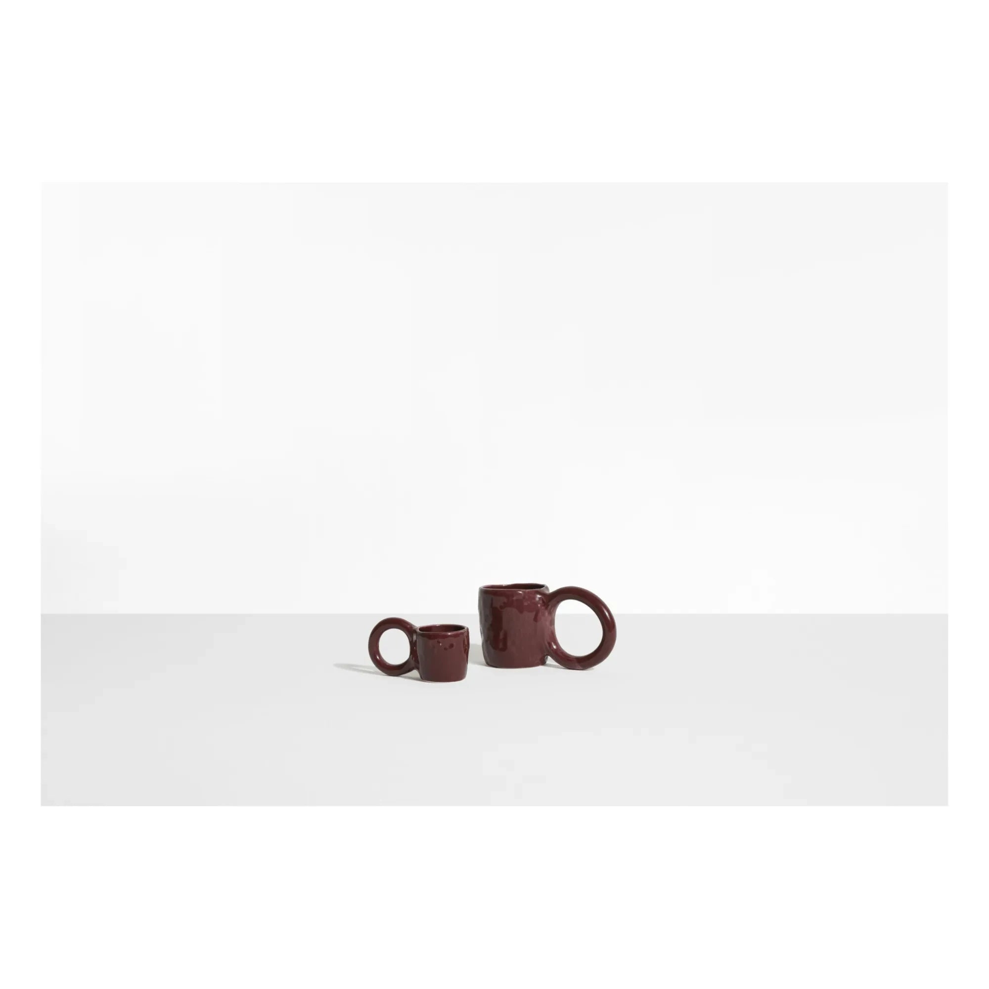Petite friture - Donut Espressotassen, Pia Chevalier - 2er-Set | Burgund