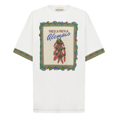 Alémais - Katerina Chilli Organik pamuklu T-shirt | Krem