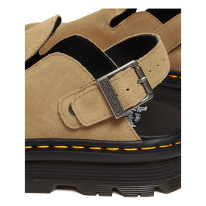 Dr Martens - ZebZag Wildleder Pantoletten | Sand
