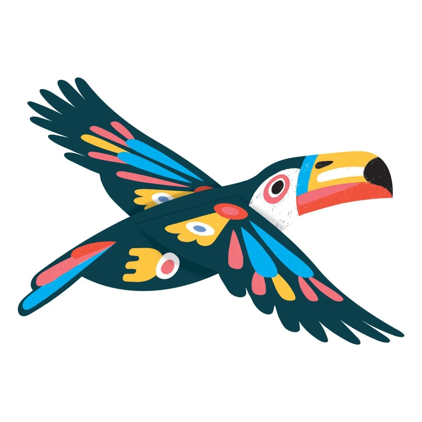Omy x Gallimard Jeunesse - Hanging 6 Flying Animal Set