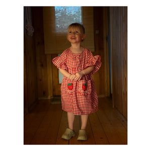 SISSEL EDELBO - Ohio Vichy Kleid - Kinderkollektion | Rot